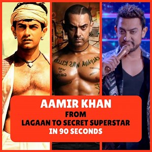 Watch: The evolution of Aamir Khan's looks in his movies since 2001 will leave you spellbound. #FPTrending | Firstpost