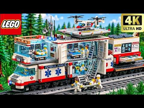 Lego Technic Ambulance Train🚉 | LEGO Creative Toys