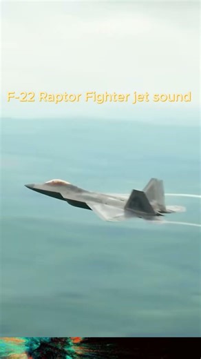 This Is the Sound of the F-22 Raptor ✈️🔥 #military #fighterjet #aviation