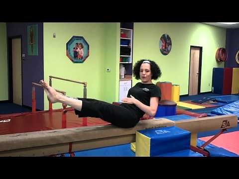 Gymnastics v-sit