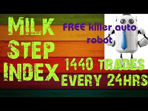 Milk Step Index market hands free auto robot | 1440 trades every 24hrs | 2021 latest forex robot