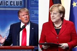 President Donald Trump, German Chancellor Angela Merkel hold first face-to-face meeting at White House