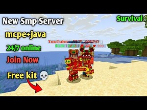 🍟 New Best Public Survival Smp Server For Minecraft 🍿 | Java/Pe/Pojav | 24/7 Online | Free To Join 🌷