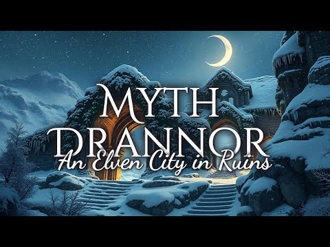 Myth Drannor - A Lost Elven City in Ruins | DnD Ambience | Snowy Quest Dreamscape