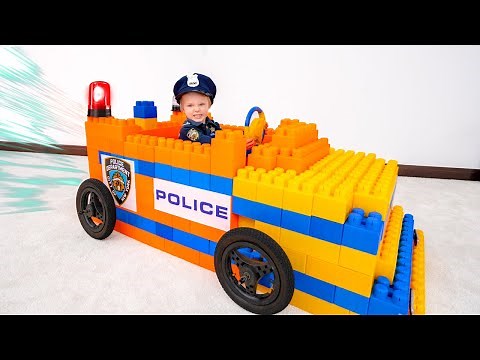 voiture de police lego pour enfants jeu de police