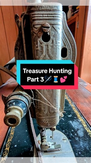 Enchanted.Valley.Dreams on Instagram: "We went from thinking we found something unalived to uncovering one of the most beautiful sewing machines either of us have ever seen 😂🧵✨ We are both crafty girls and antique lovers, so this was such an emotional swing in the best possible way. It is a vintage Singer with the serial number AE737531. If anyone knows how to look up the history, we would love to learn more about it 📚🔍💛 #EnchantedValleyCottage #VintageFind #CottageRenovation AntiqueSewingM