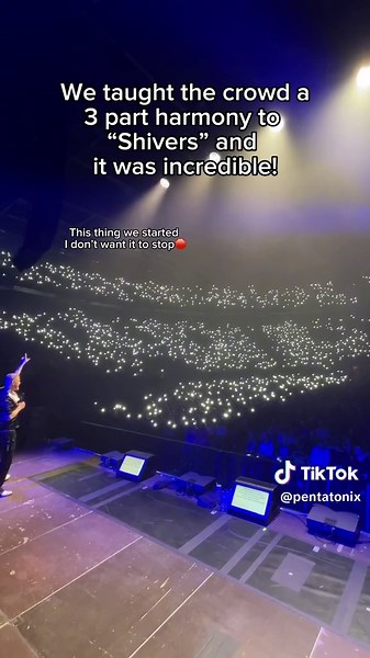 Pentatonix Performs 'Shape of You' in Brussels - PTX The World Tour