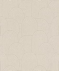 Amazon.com: Rasch Papel pintado 634150 - Papel pintado no tejido con patrón geométrico con innumerables hojas en color beige de la colección Color Your Life - 33.0 ft x 1.7 ft (L x W) : Herramientas y Mejoras del Hogar