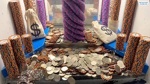 BROKE THE CASINOS RECORD AGAIN! HIGH RISK COIN PUSHER $20,000,000.00 BUY IN! (RECORD JACKPOT) | Virul12