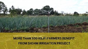 Over 600 families have benefited from a Sh34 million irrigation project in Chakama area, Magarini, Kilifi County to cushion them against the drought that has affected over 2 million people countrywide. | The Star, Kenya