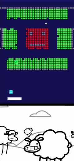 Cursed Sheep Brick Breaker Madness 😵 #beepbeepimasheep #memes