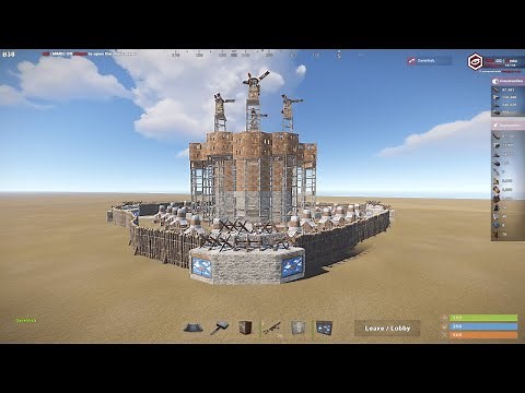 Rust 2x2 Bunker Base Design Tutorial | Open Core | Active 10 man base