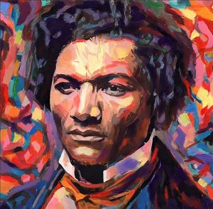 Frederick Douglas Portrait - Portrait Art Print. Original Artwork Giclée Print. Black History Month - Etsy