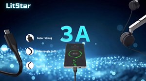 5V 3A 2A 1A Micro USB Wall Charger, Android Charger Cable, AC Power Adapter with 6ft Charging Cord for Android Smartphone, Tablet, Security Camera, and More