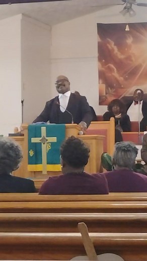 Pastor Simmons preached at Cleveland Chapel AME Church, McDonough, GA, today,from Numbers 14, "A Different Spirit". | Antioch AME Church