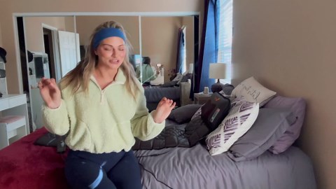 Massage-Mat, Detachable Neck Massager, Full Body Vibration Heating, Massage Pad with 10 Vibrating Motors and 9 Speed Settings for Home Office Use, Brown