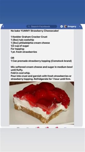 Strawberry Cheesecake 🍓🍰 | Sheryl Powell Simpson