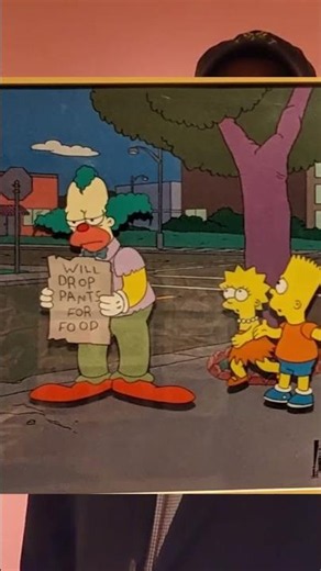 the BEST Simpsons animation cels - the real #art from the show #thesimpsons #cartoon