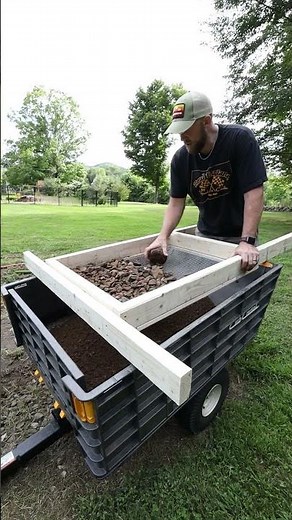 DIY Dirt Sifter makes sorting rocks from dirt easy