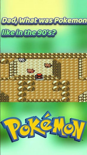 Dad, What Was Pokemon Like in the 90's? #nostalgia #pokemon