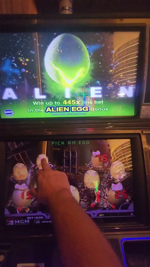Alien Egg Bonus #slot #casino #lasvegas