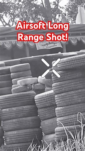Airsoft Long Range Shot!