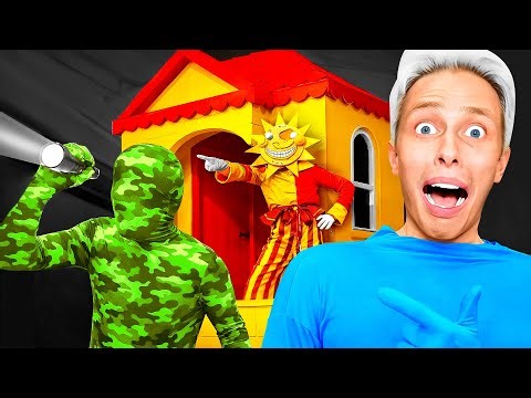 FNAF Cache-Cache Camoufler Dans La Vraie Vie Dans Un Trampoline Park