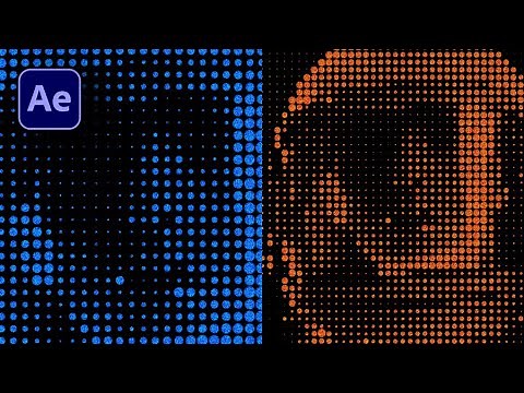 How to Create Dotted Halftone Animation in After Effects - No Plugin