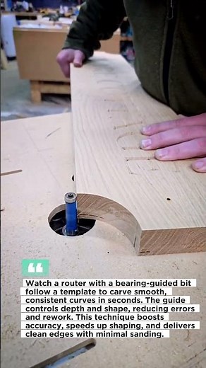Router Trick Cuts Perfect Curves Every Time!