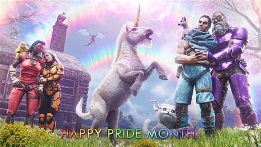 ARK Survival Ascended celebrates Pride Month with new vibrant colors for dinos