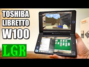 The First Dual Touchscreen Laptop! Libretto W100 from 2010