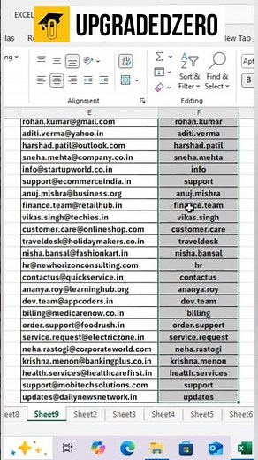 Extract Text Before and After @ in Email Using Excel | TEXTBEFORE & TEXTAFTER Explained! #excel