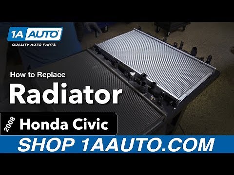 How to Replace Radiator 06 -11 Honda Civic