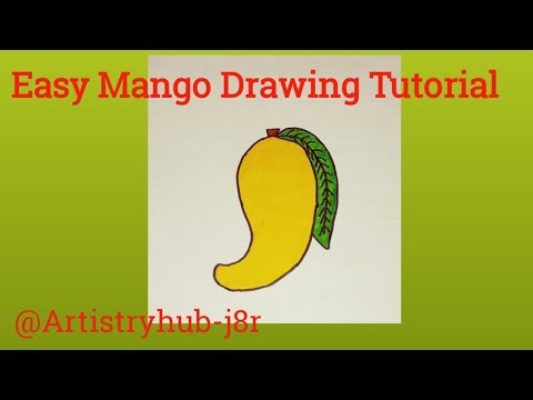 “Mango Drawing Tutorial |Realistic Mango Sketch for Beginners”#art #drawing#viralvideo#viral#mango 