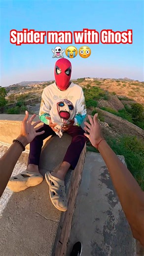 Spider Man Got Mad 😡👊 #spiderman #ghost #funny #balloonpop #funnyvideos