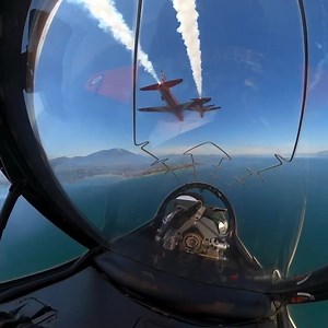 176K views · 4.3K reactions | Ever wondered what a #RedArrows display looks like from inside the cockpit? The Royal Air Force YouTube channel has several new clips, just like the one below, so you can get up close and personal with the Hawk T1! Take a look here: bit.ly/3qCcn9l | RAF Red Arrows | Facebook