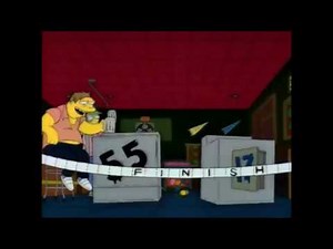 Simpsons - Washer and Dryer Race