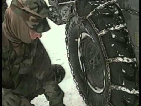 Tire chains, how install and use them.
