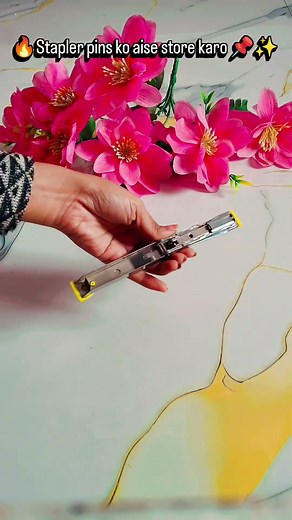 📌Stapler Pin Storage Hack 🔒✨ #relatable #trending #shortsfeed