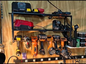 Power Tool Organizer Wall Mount Review | Drill Holder Unboxing, Assembly & Final Setup