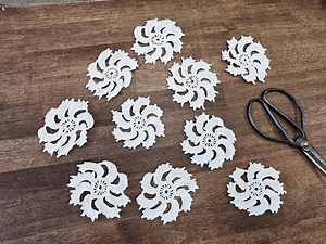 Vintage Crochet Doilies - 3" White Dollies, Slow Stitch, Junk Journal - 10 Piece Lot #10 - Etsy