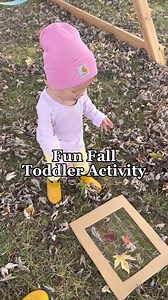 11M views · 49K reactions | leaves frame activity #kidsactivities #sensoryplay #toddlerlife #toddlers #toddlerlearning #paisleyscorner #parenting #familytime #dadlife #momlife #mumlife #toddlerlife | Lily b Coco - Silly Miss Lily From Paisley's Corner | Facebook