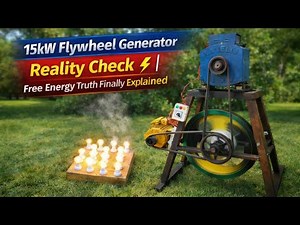 15kW Flywheel Generator Reality Check ⚡ Free Energy Truth Finally Explained
