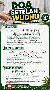 Complete Prayer After Wudu: Arabic, Transliteration & Meaning. Clear, slow recitation, easy to fo...