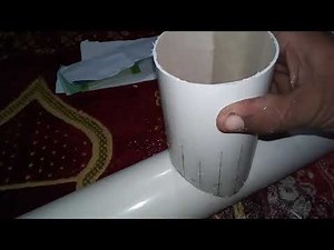 how to make a pipe saddle cut | fabrication | abdul shakoor