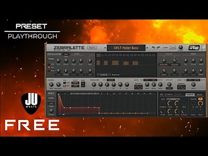 Zebralette bu u-He Preset Playthrough | FREE Plugin Sunday