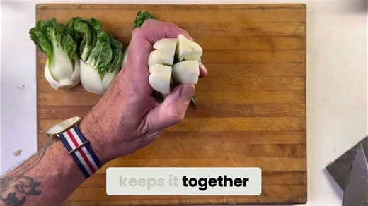 Quick Bok Choy Prep: Easy Steps for Delicious Results! #shorts