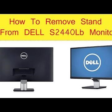 How to remove Dell monitor stand.Disassembly of dell monitor stand. #monitor #fixed#S2440Lb#dell
