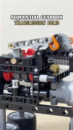 Sequential Gearbox Transmission Demonstration #legotechnic #gearbox #cars