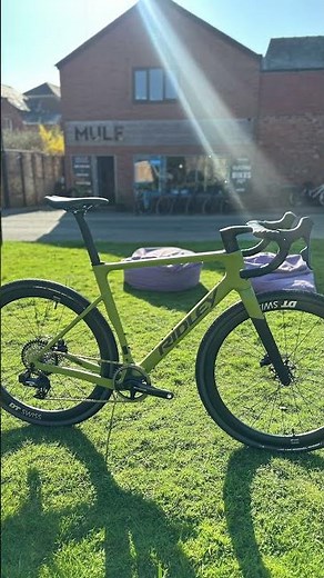 The new @ridley_bikes ASTR gravel race bike in Green with @vittoria tyres #gravelrace